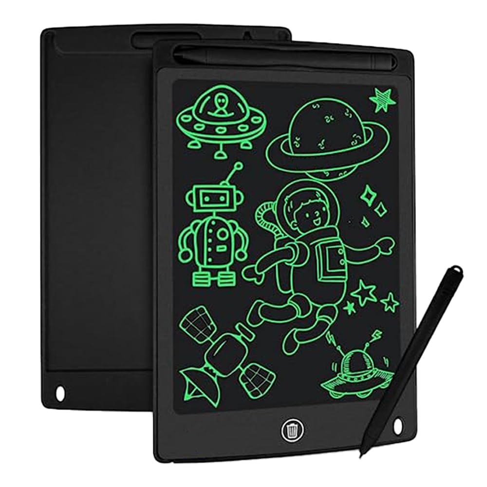 Ceuta Retails Digital Writing Tablet 8.5 inch/21.59 cm Rewritable Erasable Paperless Memo Writing Tablet Ruff Pad E-Writer Drawing Board with Pen (Multi Colour)-image-4