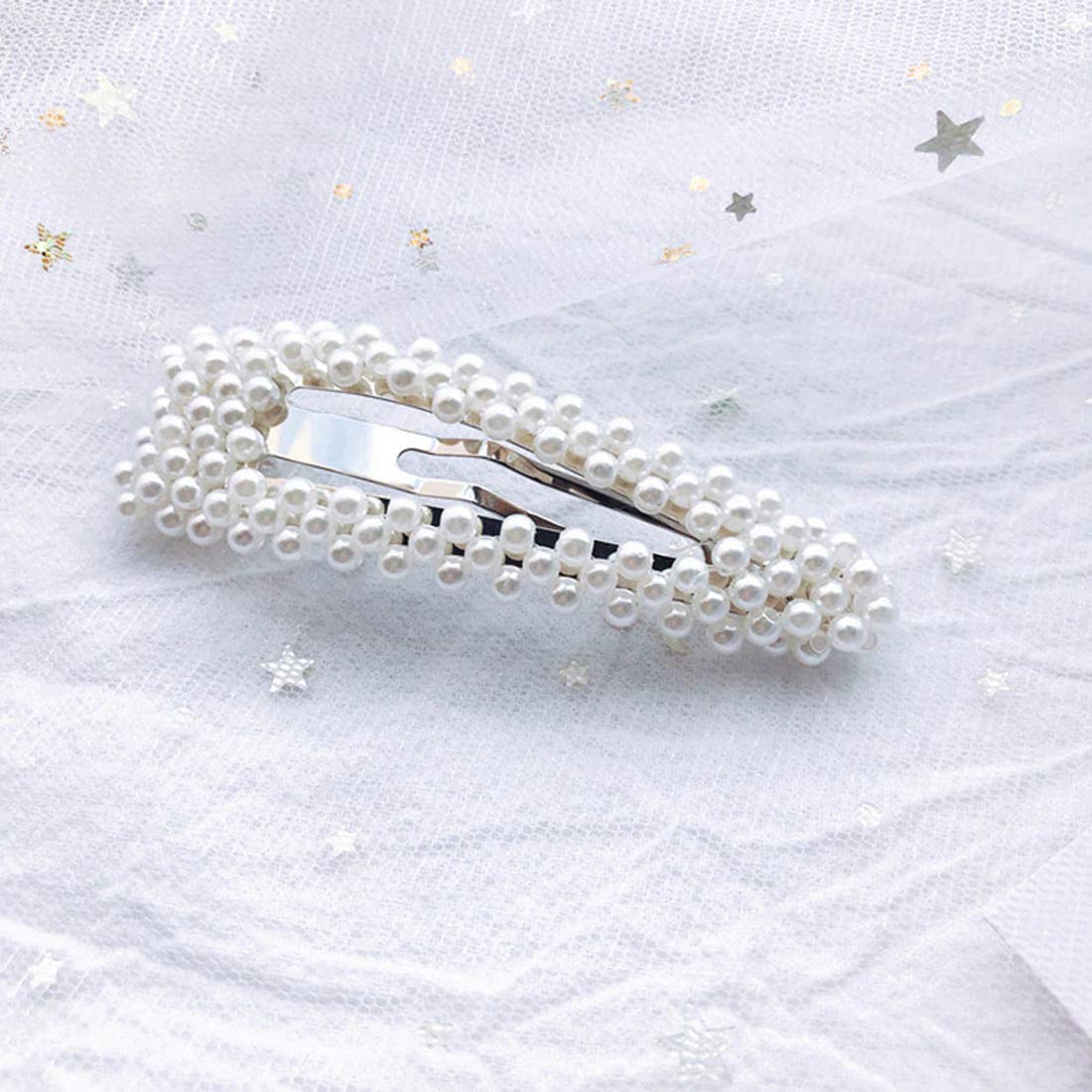 Gracious Pearl Plated Hairclip, Elegant Accessory