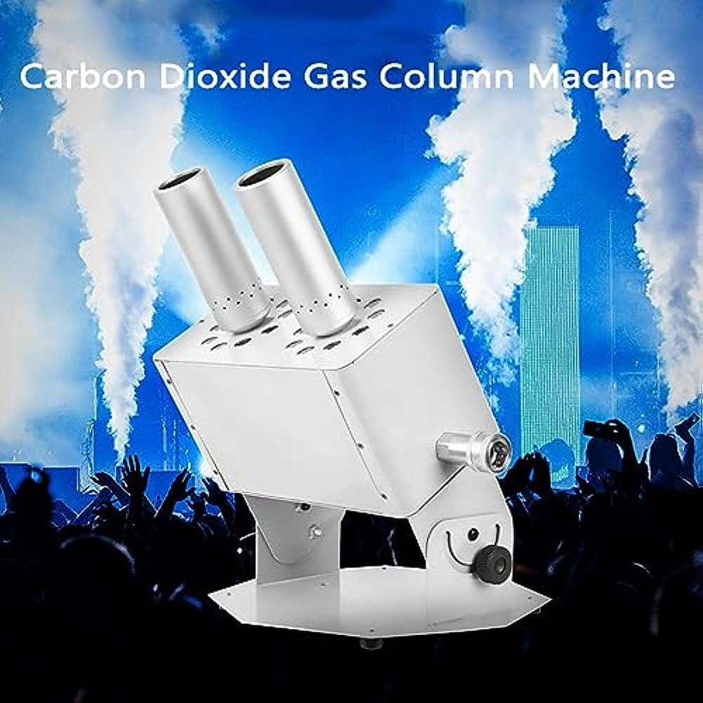 Máquina de Chorro de CO2 de Doble Cabezal, máquinas de Niebla de Escenario de 100 W, máquina de Chorro criogénico de CO2, máquina de Niebla de Humo de Columna de CO2 con Efecto de Escenario con