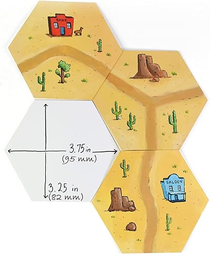 Miniatura 2 de Apostrophe Games Juego de cartas hexagonales en blanco