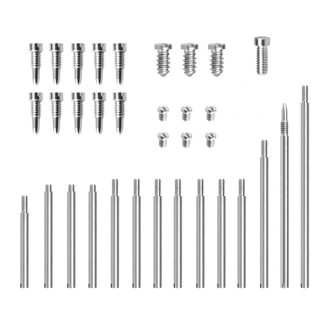 34Pcs Clarinet Repair Parts Screws Metal Clarinet Reparing Maintenance Parts Screws Tools Set Clarinets Accessories