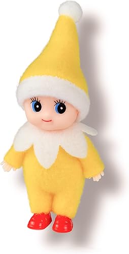 Miniatura 10 de Muñeca Elfo Bebé Navidad en Mono Azul