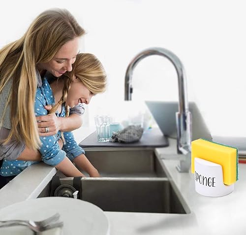 Miniatura 2 de Sponge Holder for Kitchen Sink - Sink Sponge Holder- kitchen Sponge Holder - Rustic Farmhouse kitchen Decor- kitchen Sink Accessories - kitchen