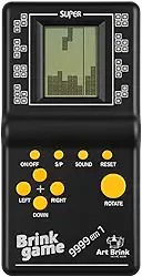 Super Mini Game Videogame Portátil 9999 Jogos em 1 Clássico Estilo Retrô Nostalgico com Tela LCD Preto Game de Bolso com Varios Jogos
