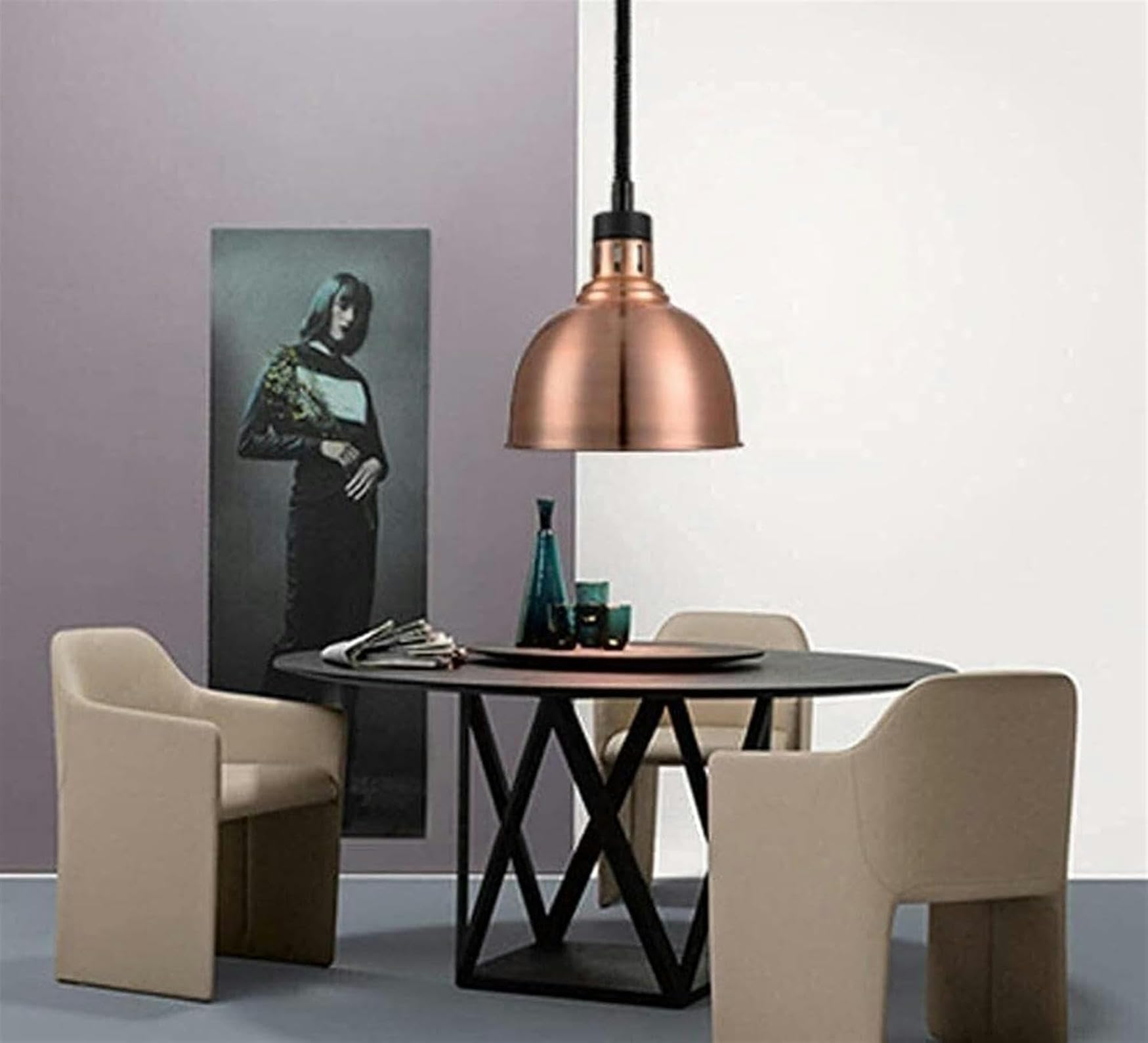 Lampa grzewcza do podgrzewania żywności, zestaw 3 sztuk, lampa grzewcza do podgrzewania żywności, lampa kuchenna, przenośna lampa grzewcza do żywności z żarówką, spr
