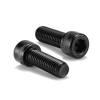 3/8-16 x 1-1/2" Socket Head Cap Screws Bolts, 20Pcs 304 Stainless Steel 18-8, Allen Socket Hex Drive, Full Thread, Black Oxide by SG TZHwith Hex Spanner