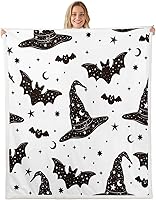 Vista 24 de Manfei Manta metálica de Halloween con diseño de araña robótica metálica para decoración de habitación de niños, manta de tela de araña para sofá