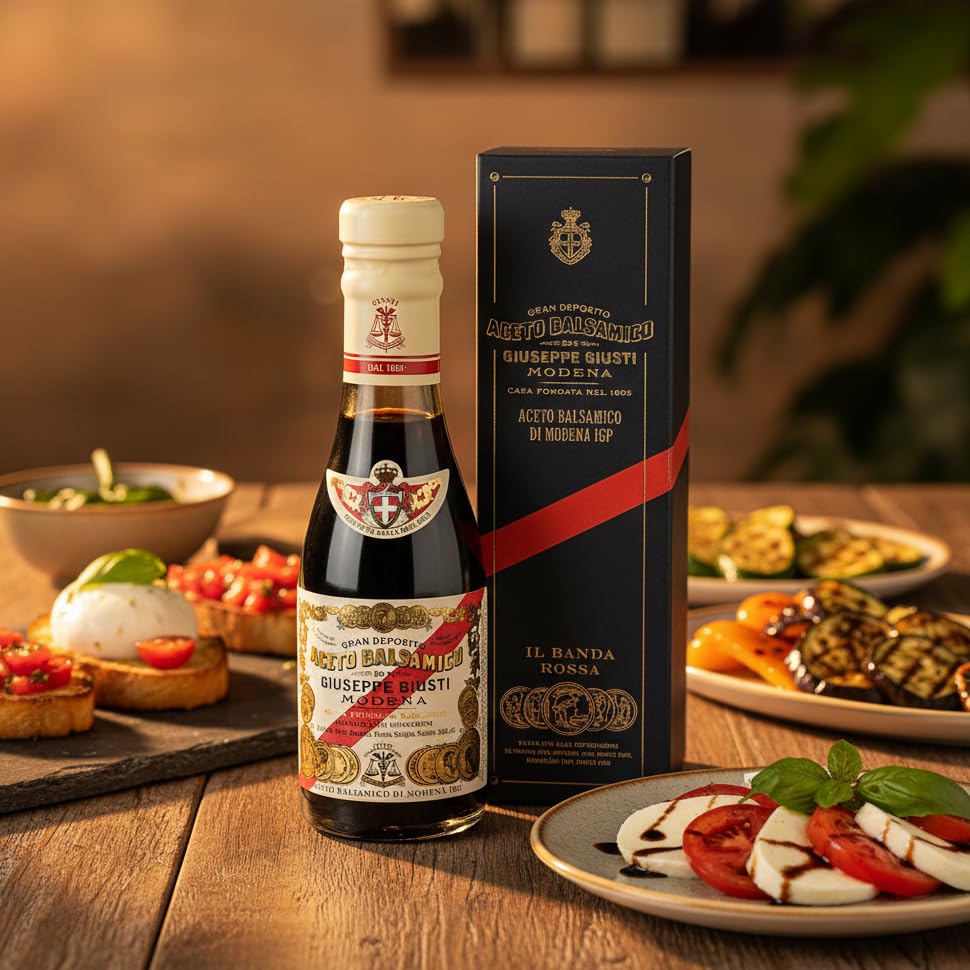 Giuseppe Giusti 5 Gold Medal Champagnottina Balsamic Vinegar 100ml, Rich Aged Flavor
