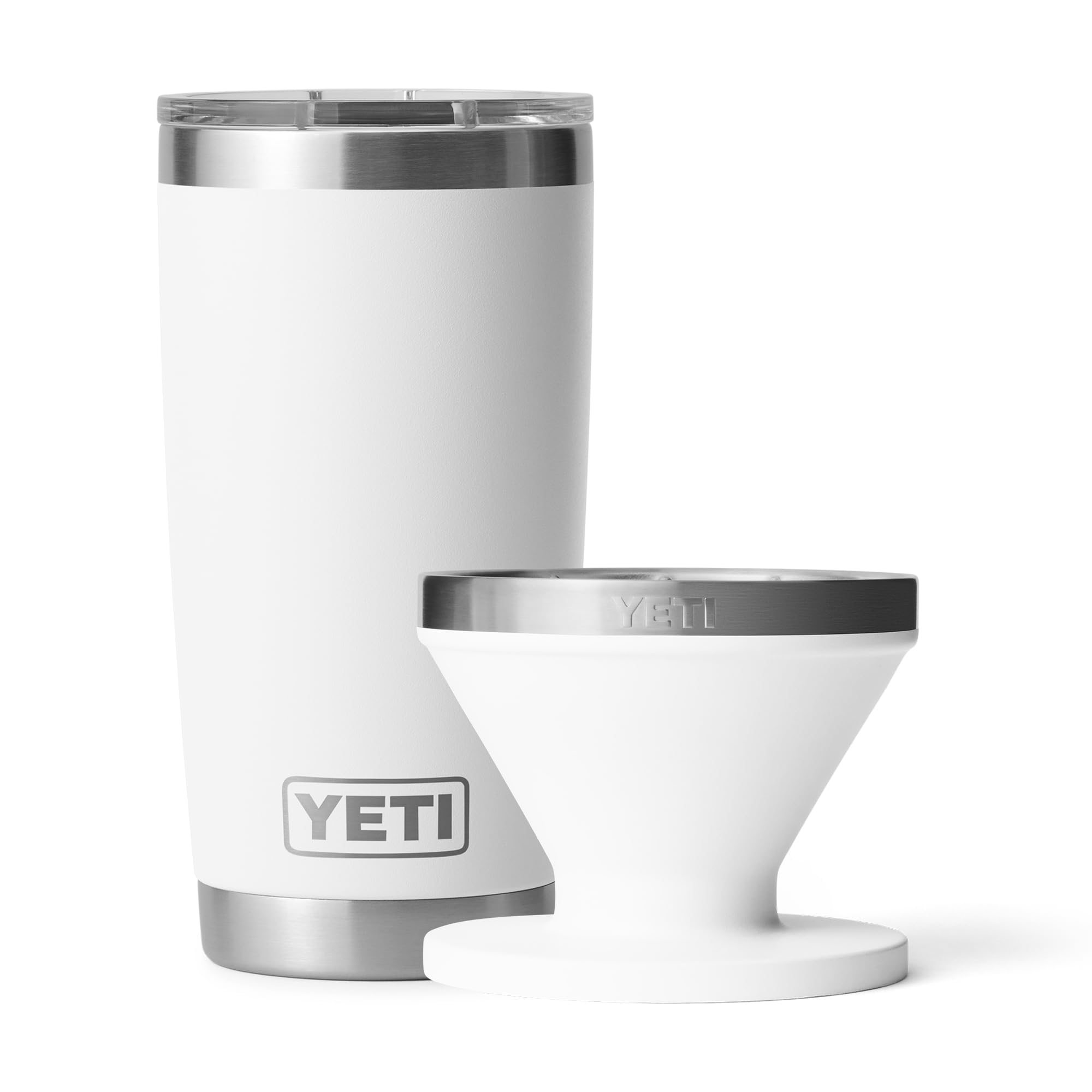 Rambler 20 oz Tumbler, Stainless Steel, Vacuum Insulated with MagSlider Lid Pour Over Cof…