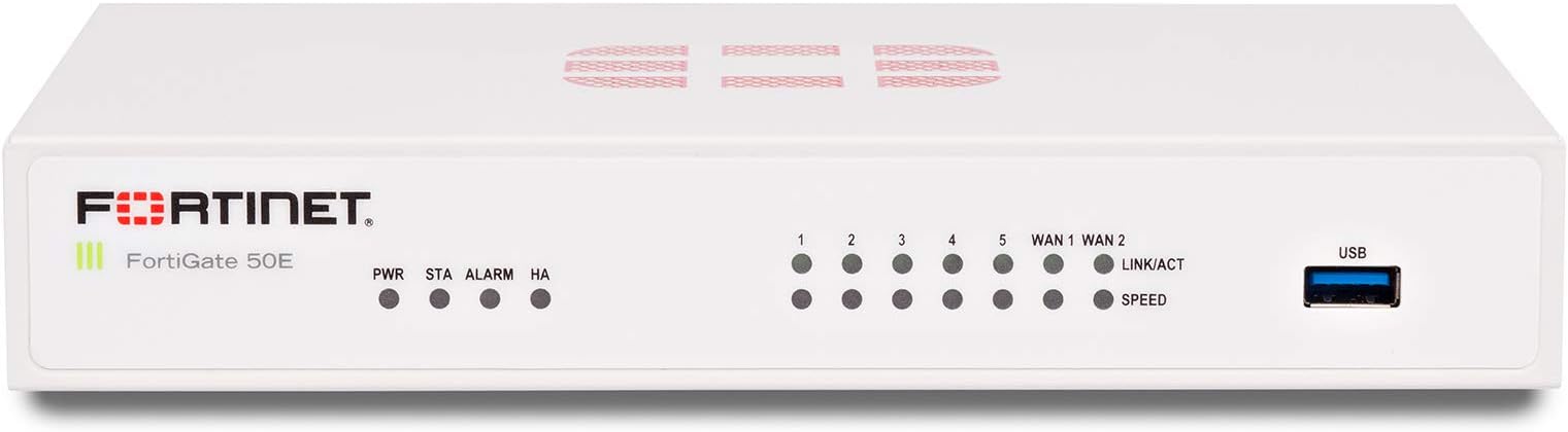 Fortinet FG-50E Next Generation (Ngfw) Firewall Appliance, 7X GbE RJ45 Ports