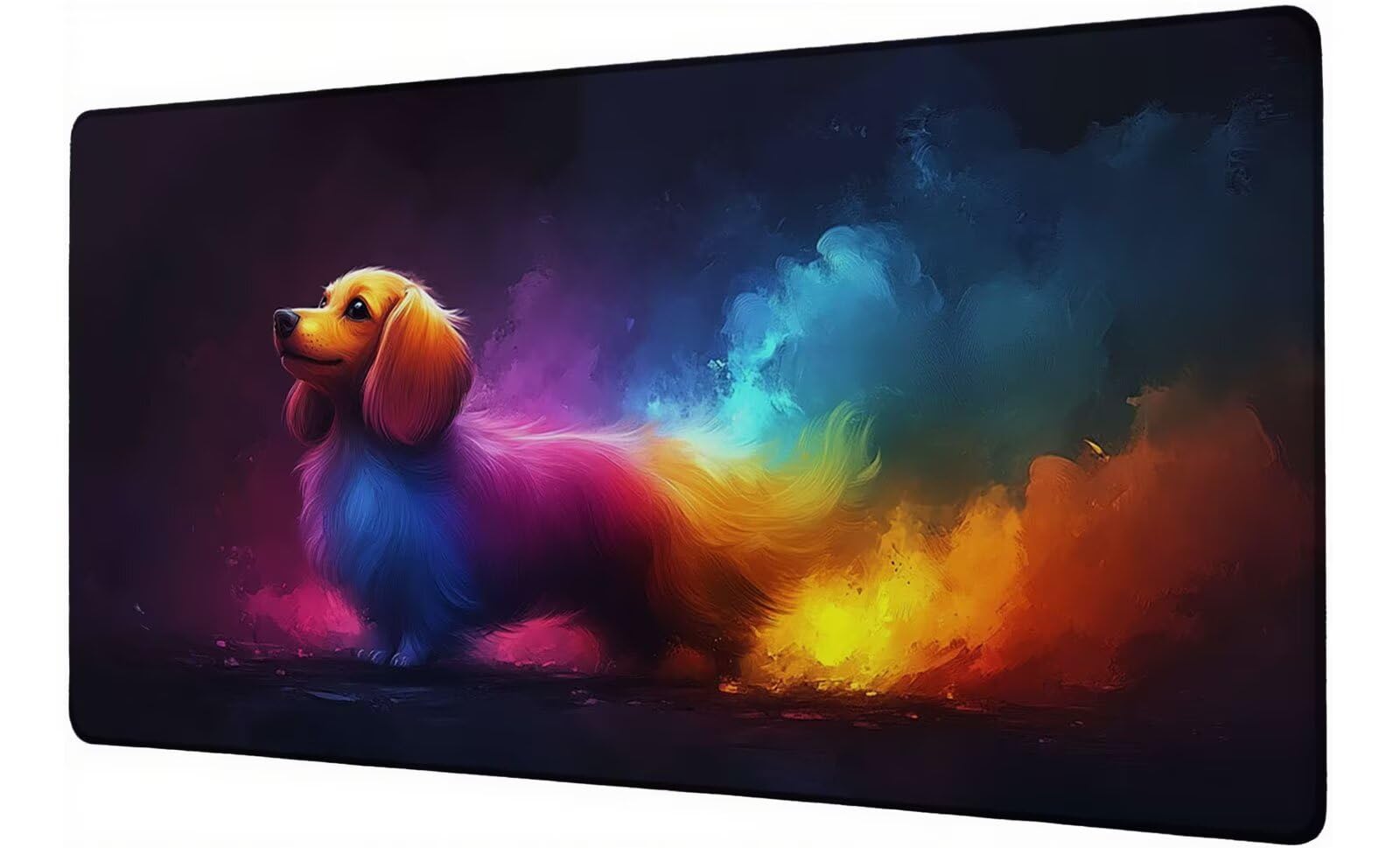 Podkładka pod mysz XXL 1400x600 mm kolorowa podkładka pod mysz dla graczy duża podkładka pod mysz biurową akcesoria dla psów z antypoślizgową podstawą wodoodporna podkładka pod mysz podkład, do nauki