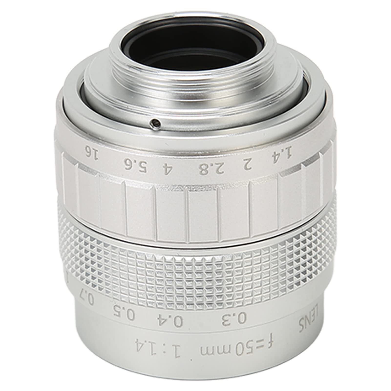 50 mm F1.4 Duża apertura manualna obiektyw Focus, ręczna regulacja HD 2/3 -calowa obiektyw FA Focus Camalens do krajobrazu, martwej żywotności, podróży i fotografii makro.