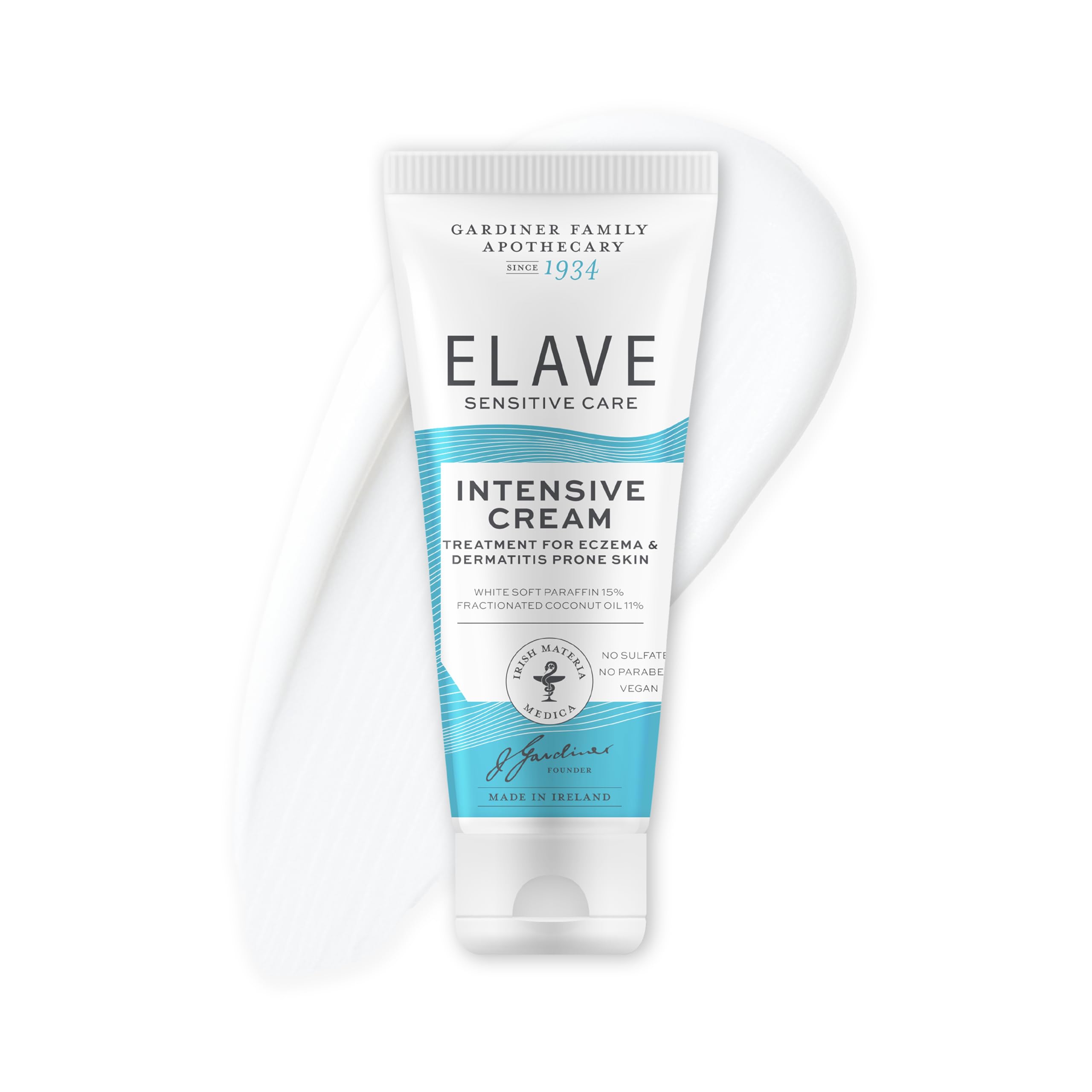 Elave Sensitive Intensive Cream Tube 50 g | Medical Device Treatment Cream for Eczema & Dermatitis Prone Skin