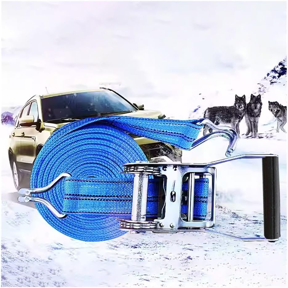 Heavy Duty Ratchet Straps, Tie Down Ratcheting with Double J Hook, 11023 LBS Break Strength Cargo Straps for Moving Lawn Equipment Motorcycles Truck Trailers(W 3.8cm/1.5in,1.0m/3.3Ft)