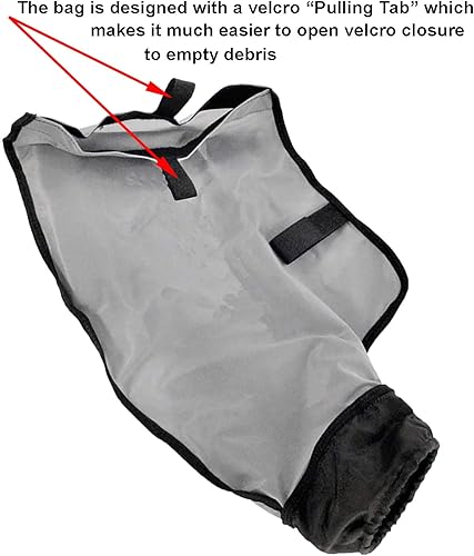 Miniatura 2 de ATIE Bolsa de escombros para limpiador de piscina con cierre de velcro Enclourse compatible con Pentair Racer 360228 y Racer LS 360330 Kit de bolsa