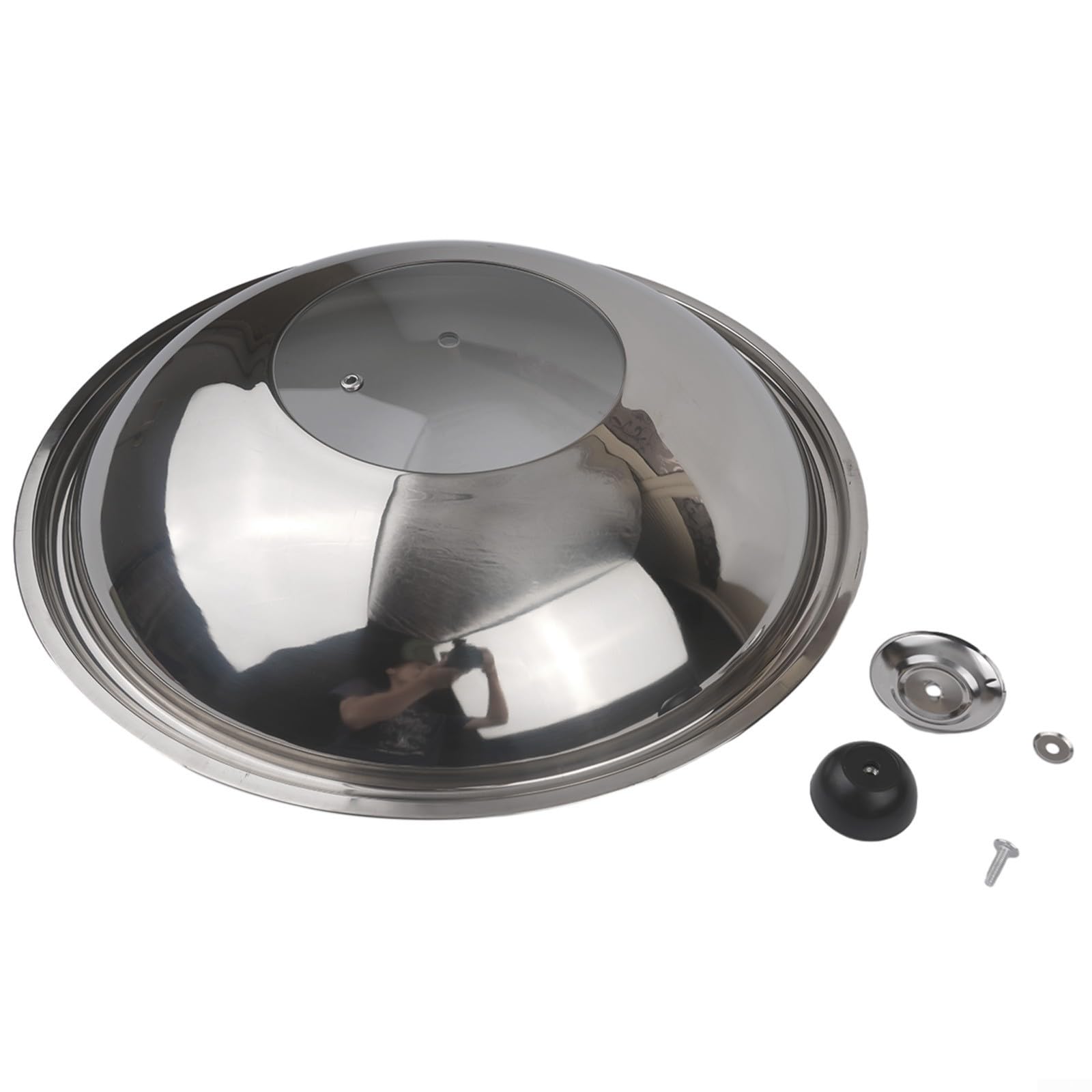 Couvercle en verre pour cocotte de 40 cm de rechange pour conserver la chaleur et cuire soigneusement
