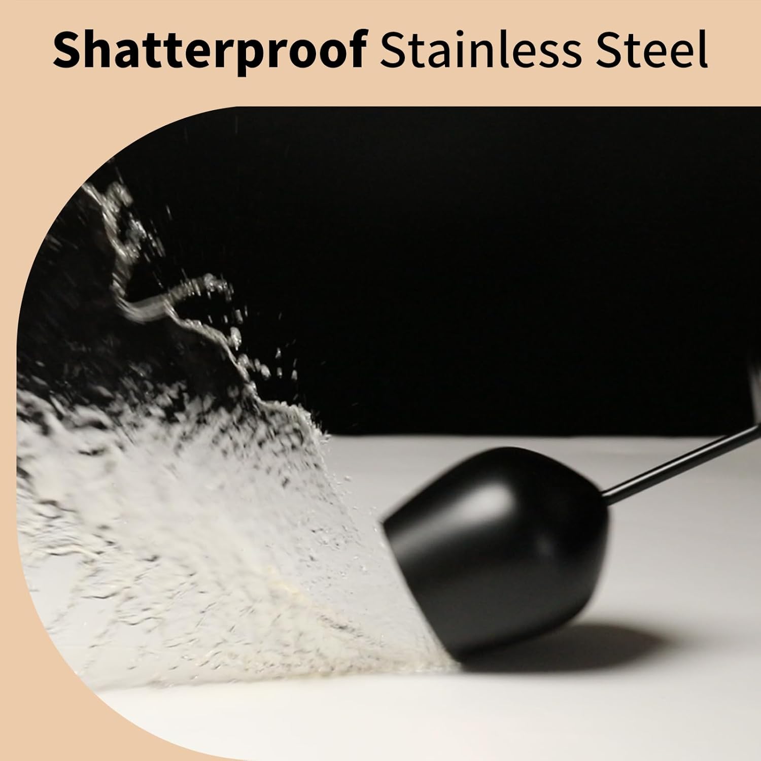 Stainless Steel Wine Glasses Set of 2 — Unbreakable, Stemmed Metal Wine Glass for Outdoor Events and Trips. Elegant and Fancy — Perfect for Holidays, Birthdays, and Anniversaries(Black) - Image 2