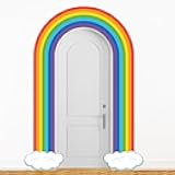 Rainbow Party Porch Banner Rainbow Themed Door Hanging Decoration Rainbow Birthday Party Hanging Banner Rainbow Cloud Banner Backdrop for Classroom Door Rainbow Theme Photo Booth Props Supplies