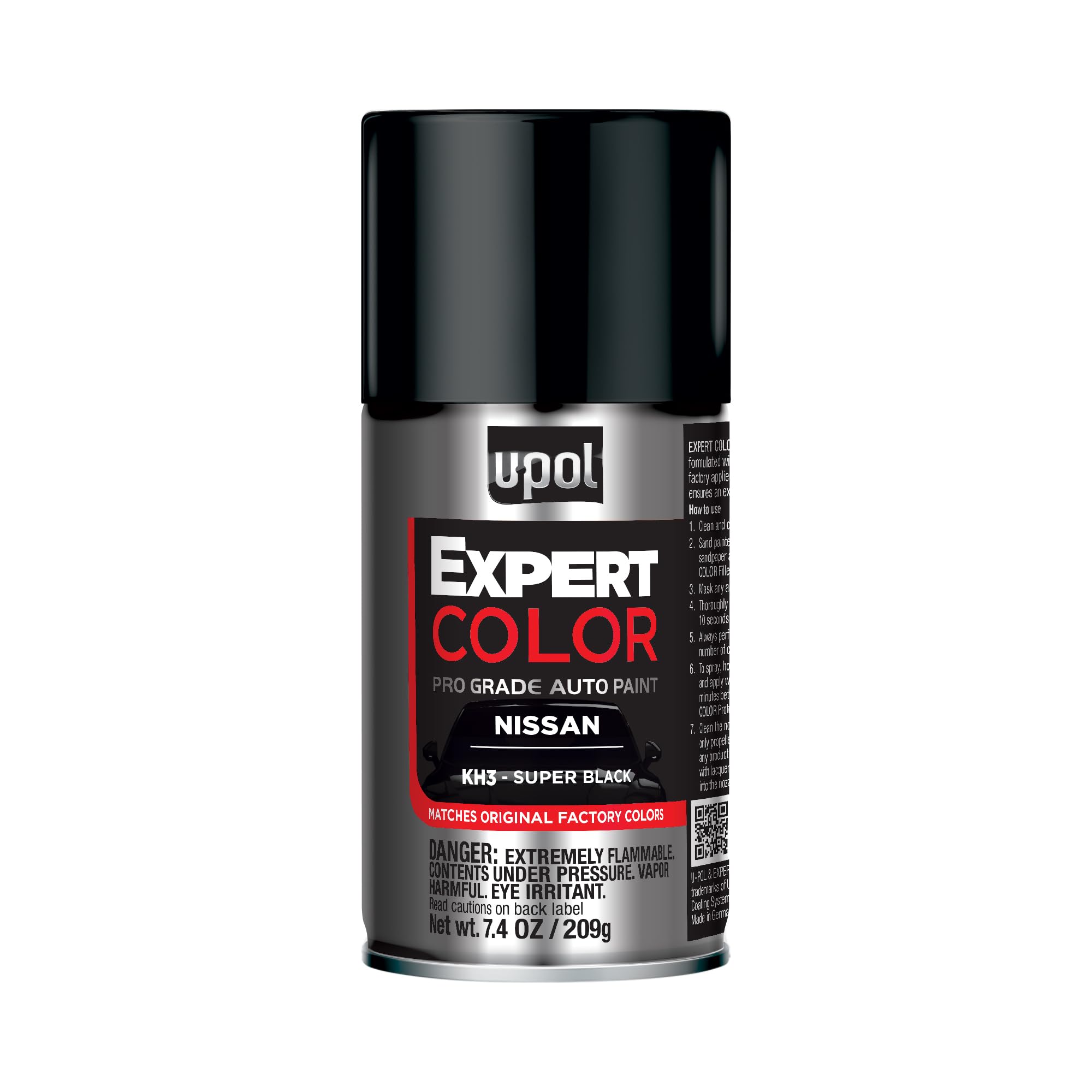 U-POL Expert Color Nissan KH3 Super Black spray paint