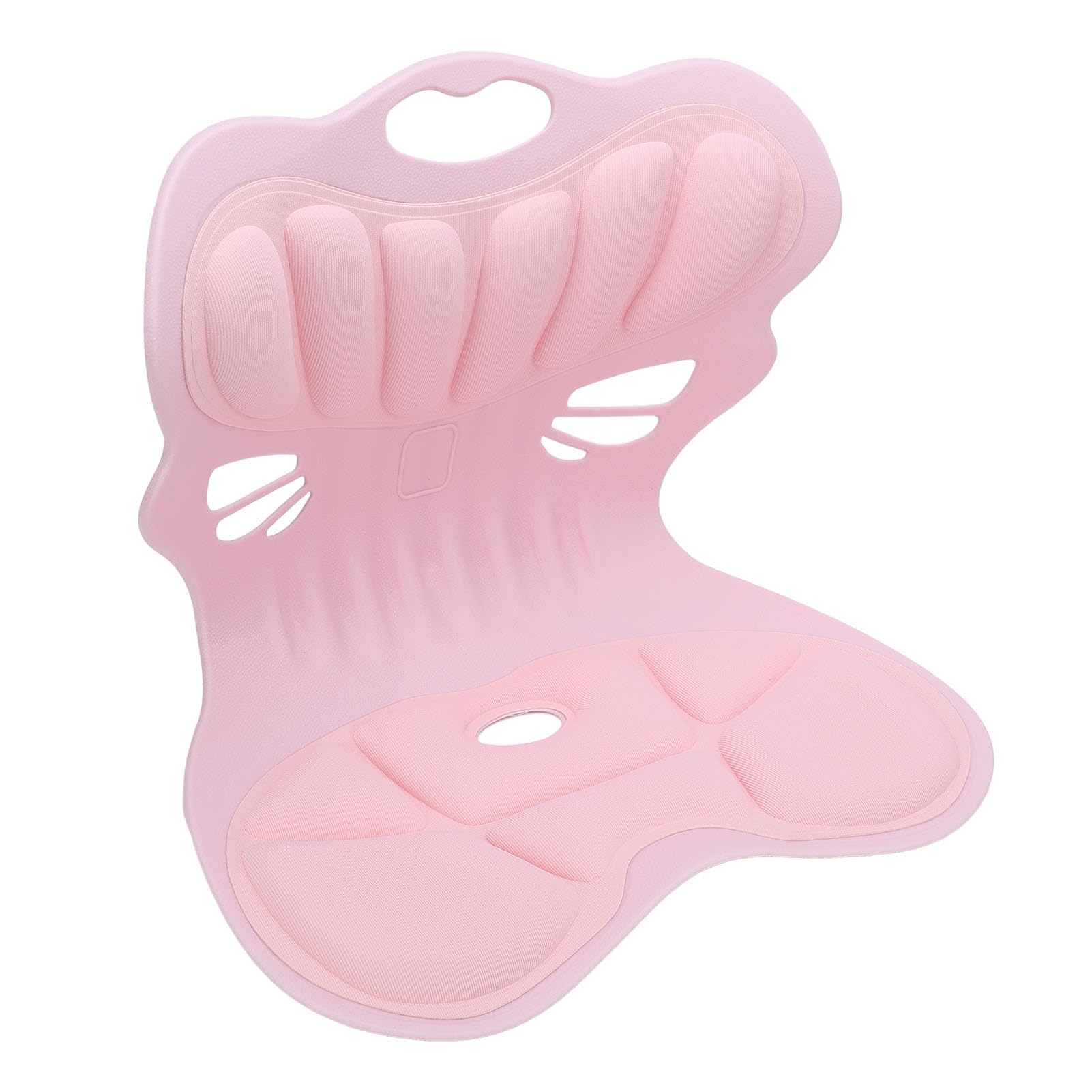 Chrees Silla correctora de postura ergonómica con columna lumbar transpirable, alivio de la cintura, reduce la fatiga, ideal para accesorios de escritorio de oficina