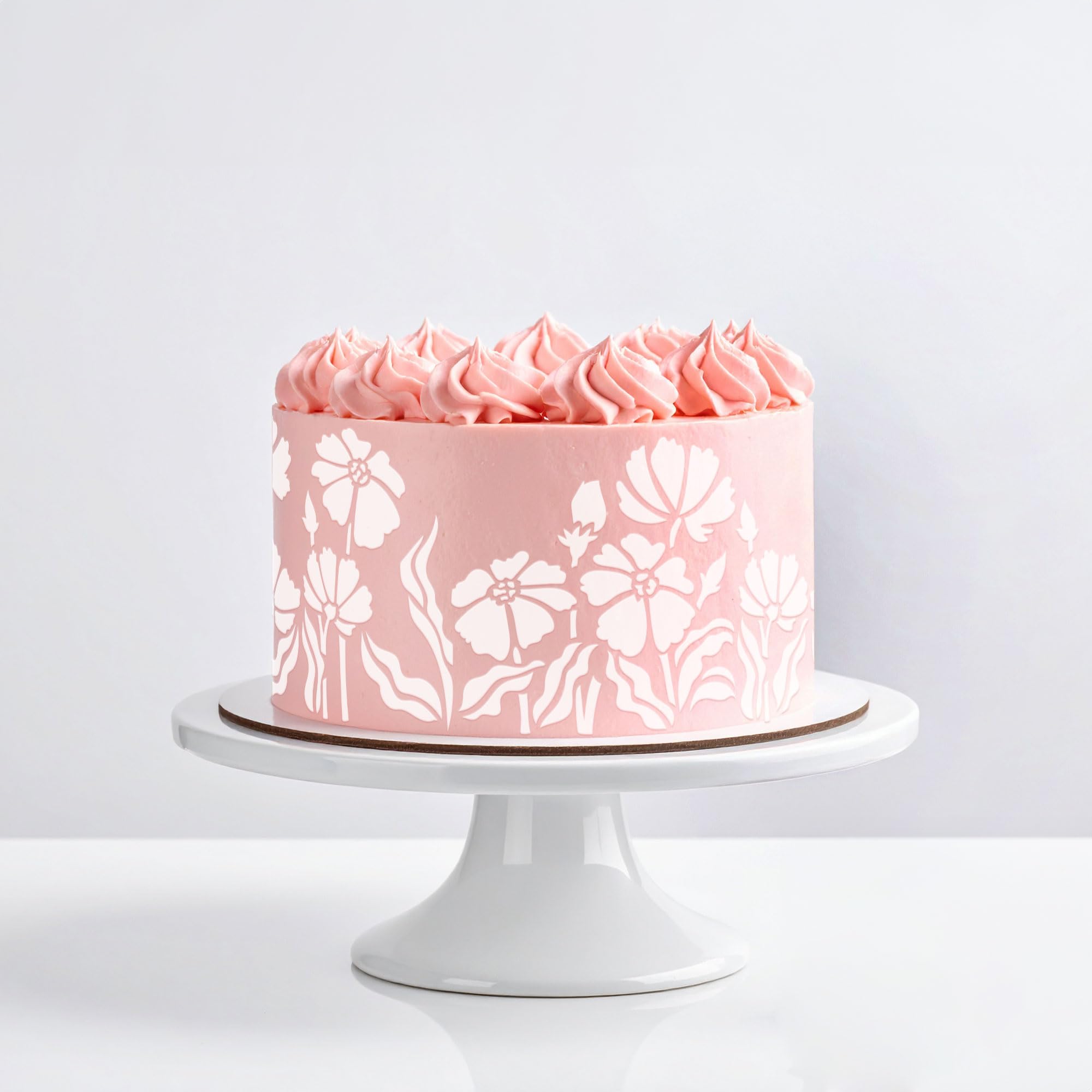 Lacupella Long Border Cake Stencil, 4