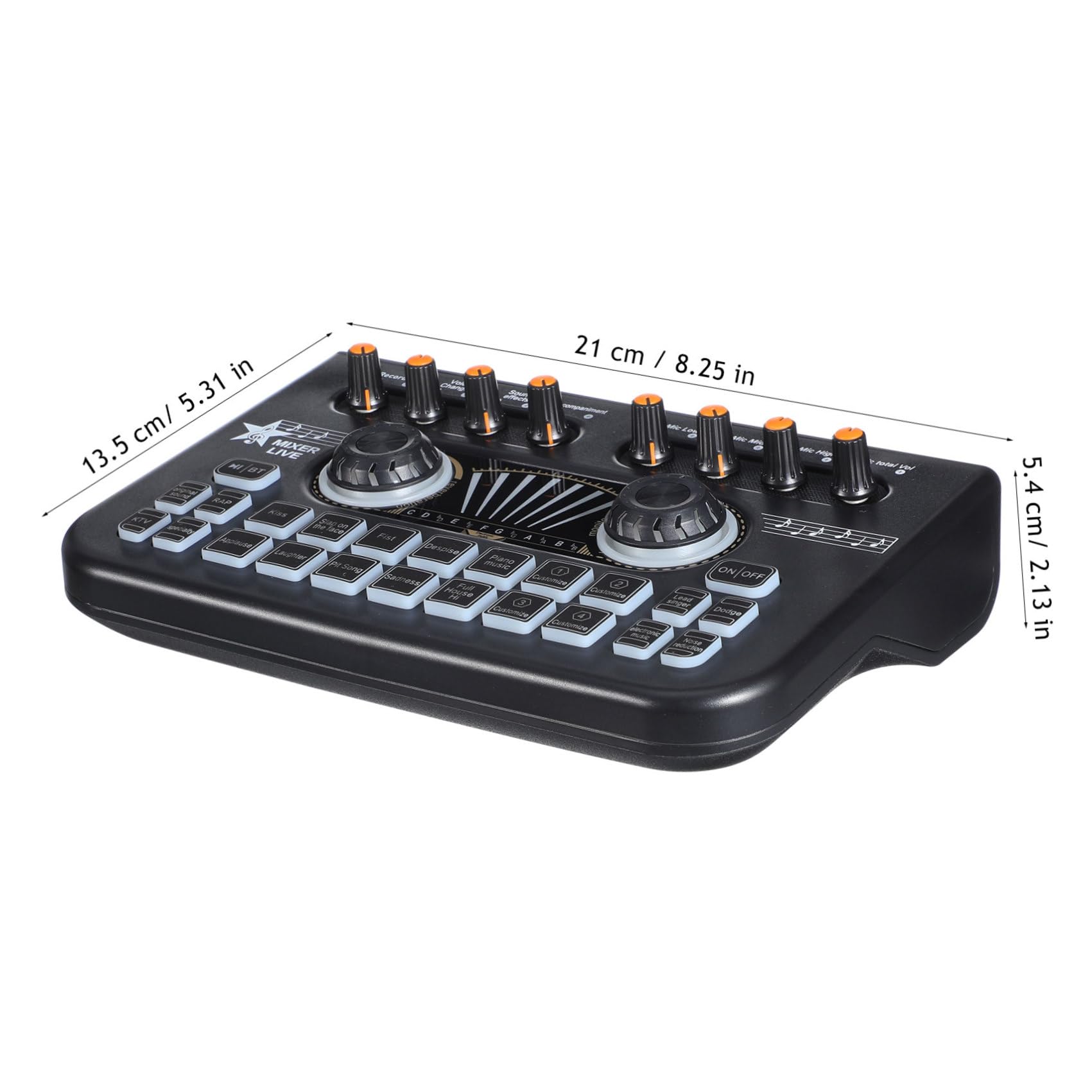 GLEAVI Set Completo Attrezzatura per Streaming Live Microfono e Scheda Audio Mixer, Costruzione Robusta in Metallo e Plastica, per Karaoke e Gaming