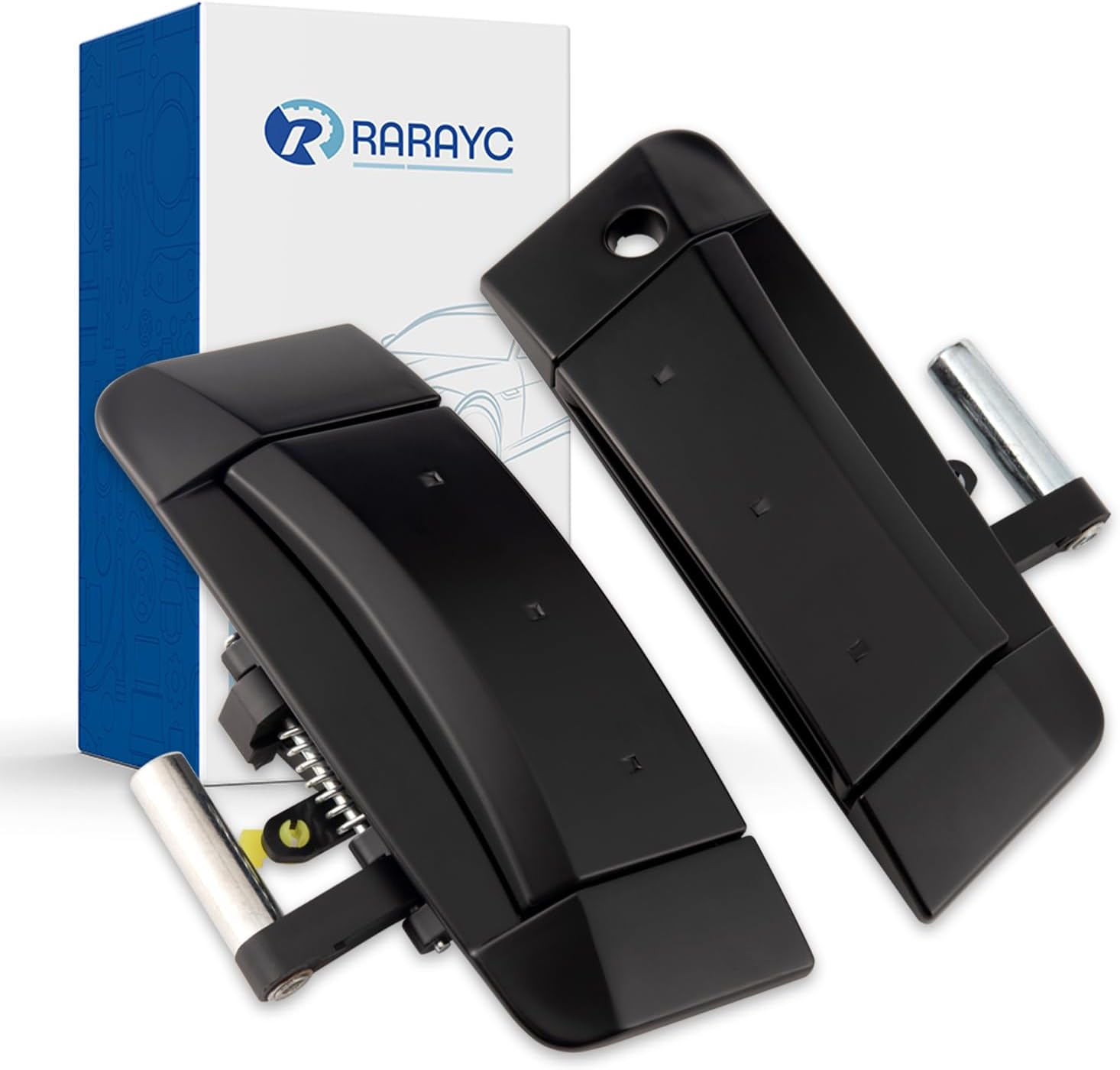 Exterior Door Handle Black | Replacement for 2003-2009 Nissan 350Z | Matte Black | Replaces# 80607-CD41E, 80607-CD40B, 80606-CD01E