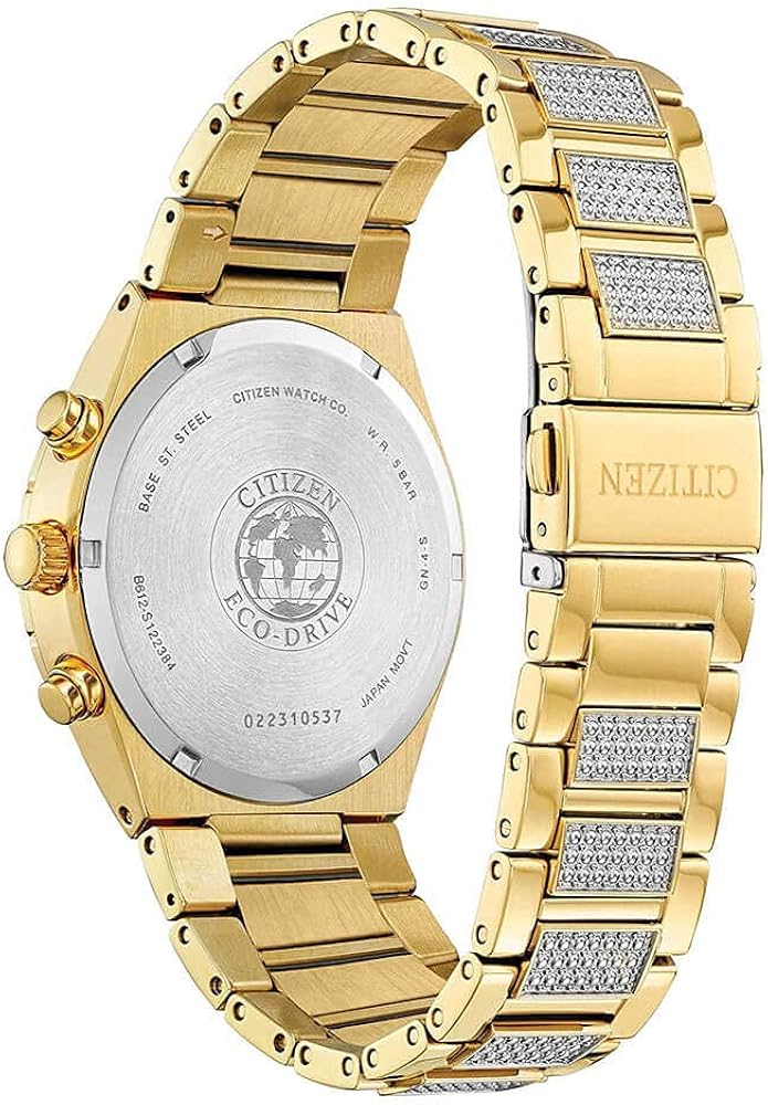 Miniatura 3 de Citizen Eco-Drive CA0750-53E - Reloj para hombre, Oro, Cronógrafo
