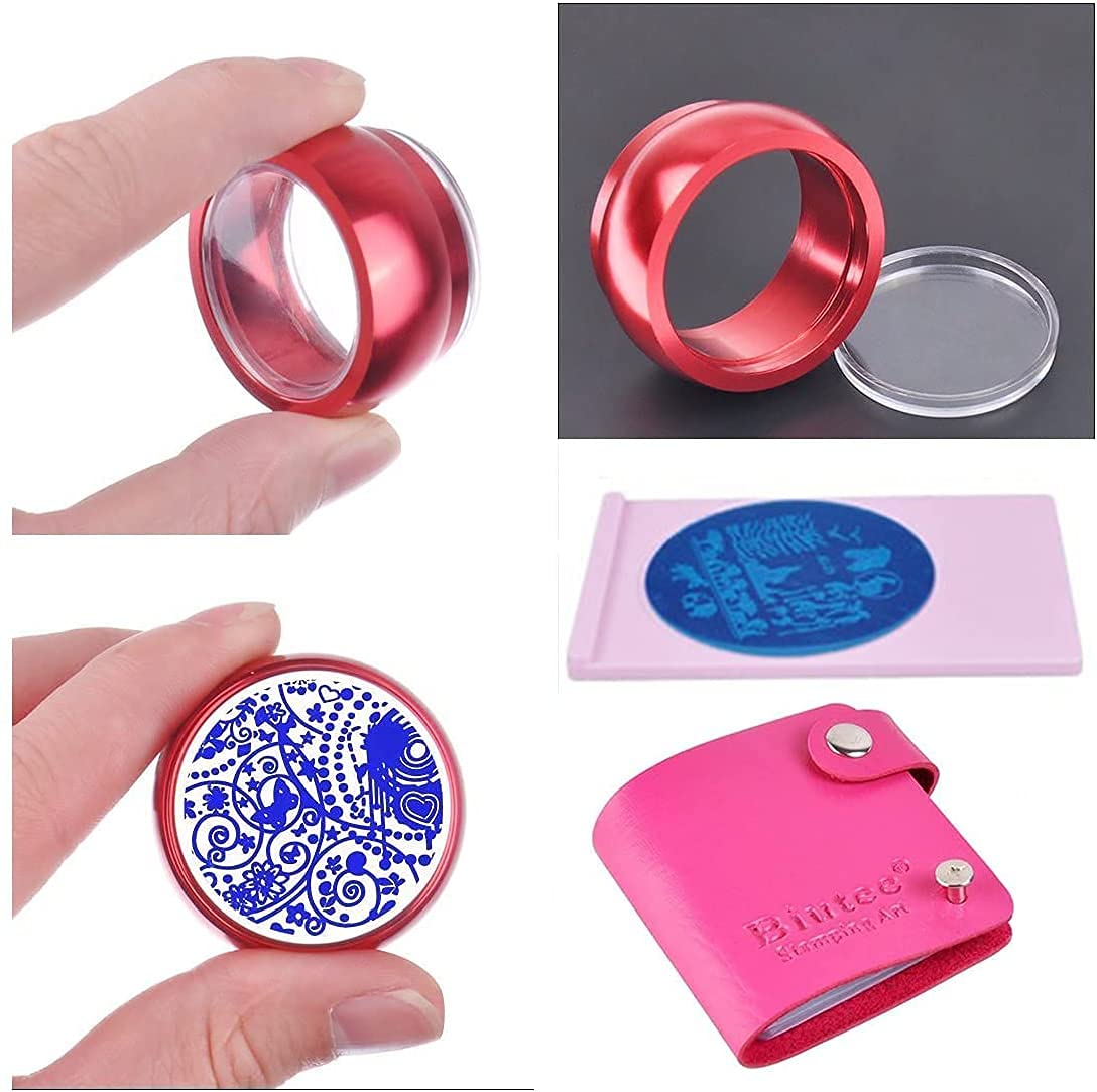 Biutee Nail Art Stamping 30 Placas con Sello y Rascador, Estampacion Uñas