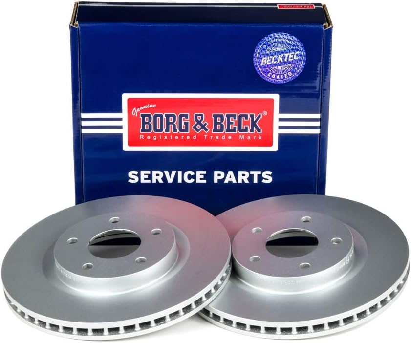 Borg & Beck BRAKE DISC PAIR Nissan Qashqai 07 -