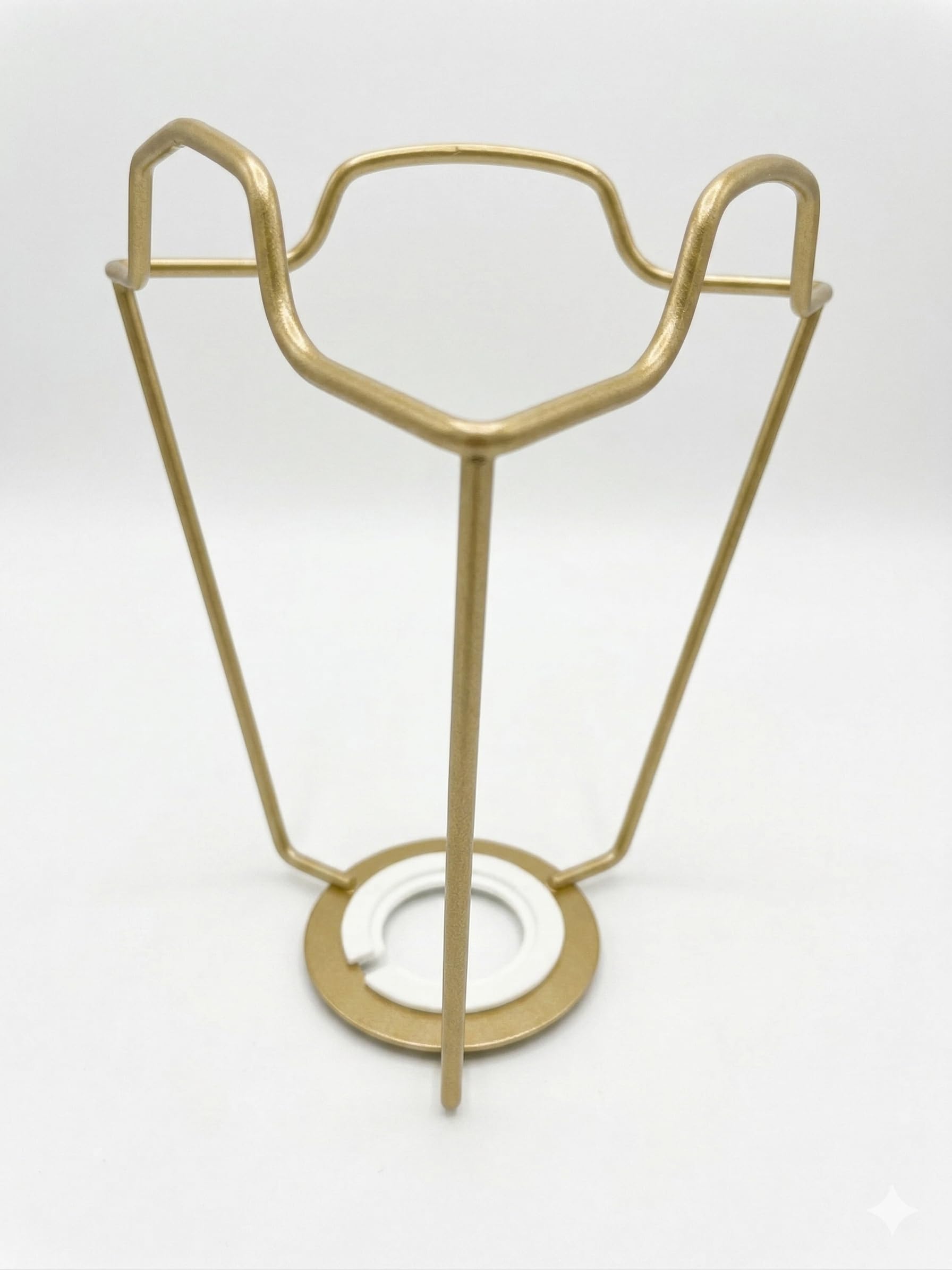 5 inch ES Gold Shade Frame Carrier .to Support a lampshade with Duplex Fitting.โฆ โ image 1