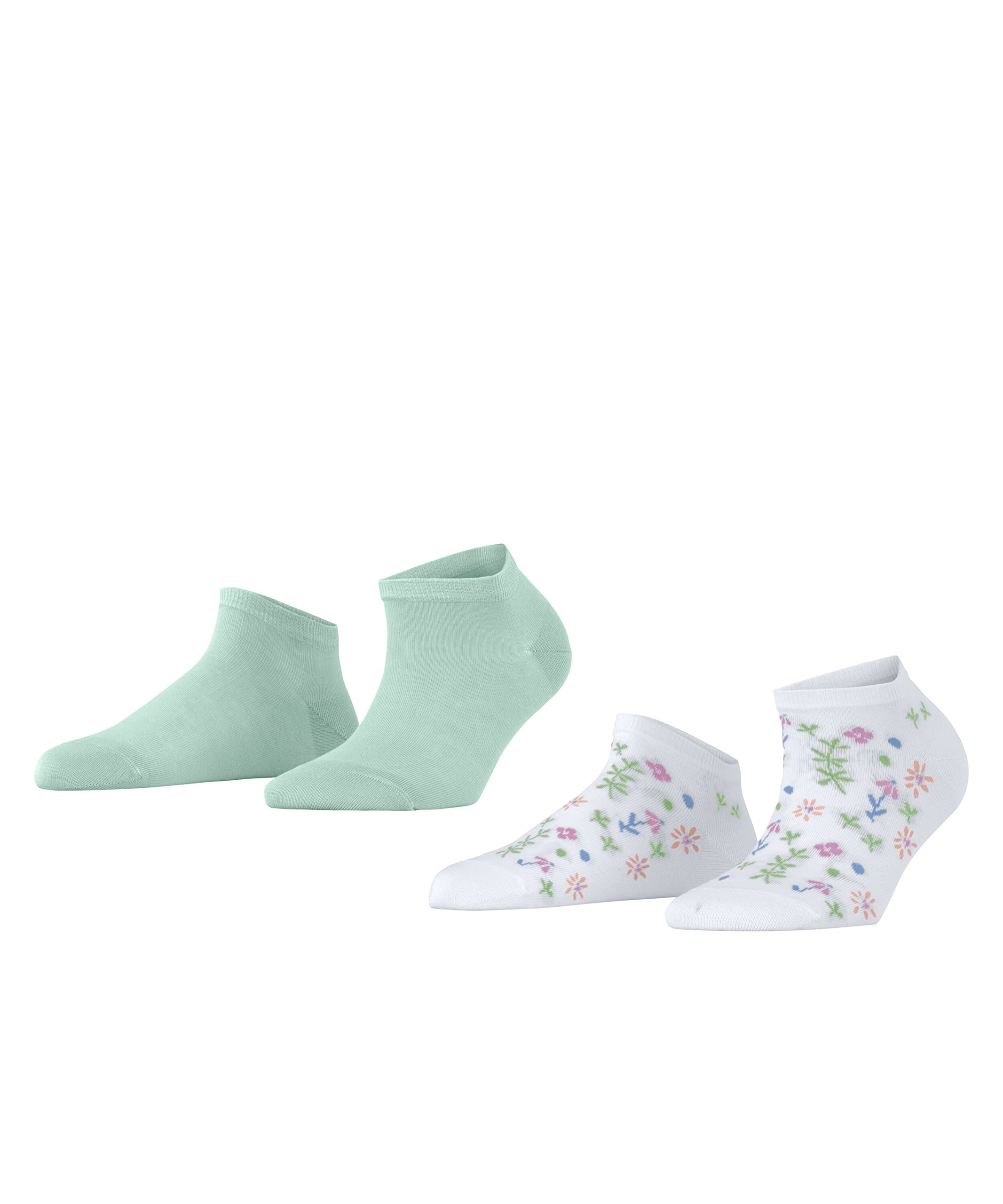 ESPRIT Women's Spring Flowers 2-pack W Sn Socks (pack of 2)