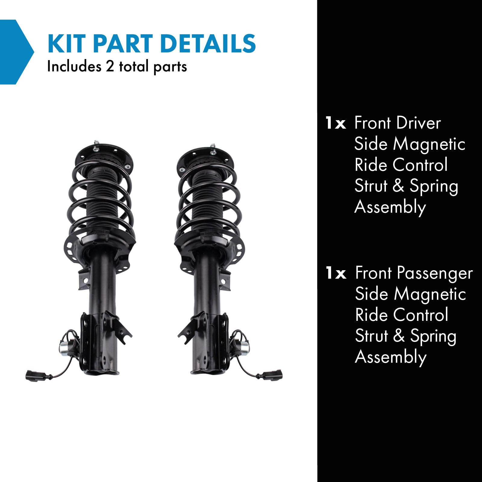 qK。 Amazon.com: TRQ Front Strut & Coil Spring Assembly Set