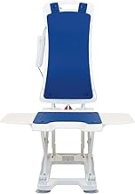 Bellavita Nova Bath Lift with Classic Blue Cover, Electric Powered Bath Lift with Hand Control