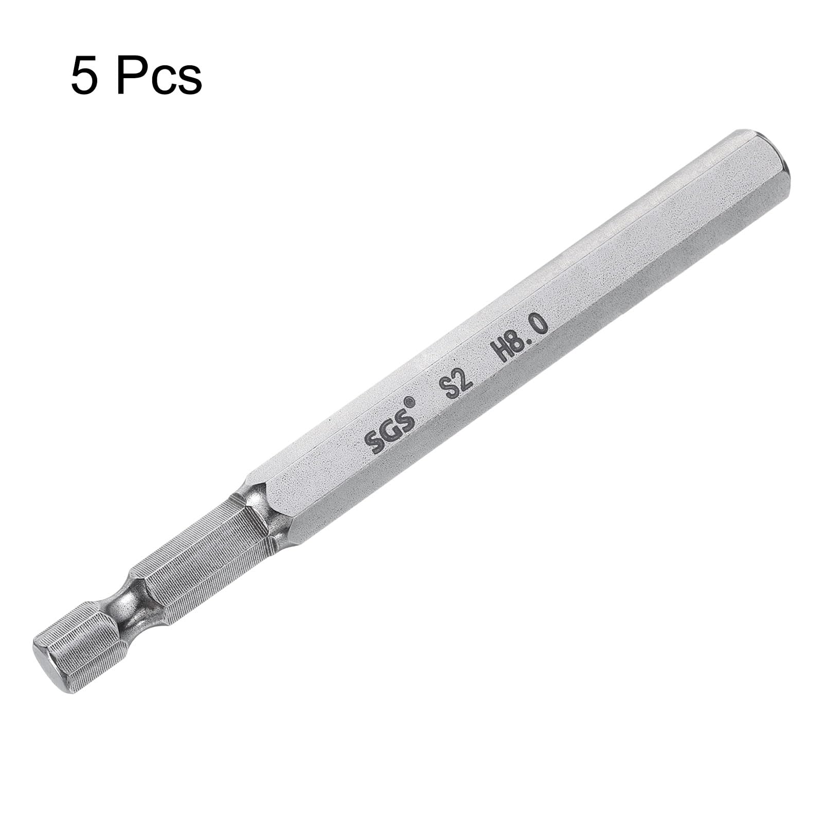 QUARKZMAN Zeskantsleutel boor 6 mm (H6) metrisch 1/4 inch zeskantschacht 150 mm (6 inch) lange magnetische schroevendraaierbits staal S2 boor platte kop voor schroeven QUARKZMAN Zeskantsleutel boor 6 mm (H6) metrisch 1/4 inch zeskantschacht 150 mm (6 inch) lange magnetische schroevendraaierbits staal S2 boor platte kop voor schroeven