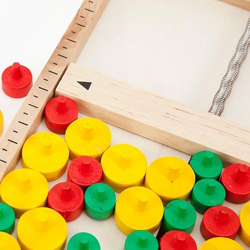 Miniatura 3 de Bits and Pieces - Juego de mesa de madera Mikado Rules: un clásico juego de mesa de madera para minas terrestres - Medidas del tablero 11-1/2 x 7