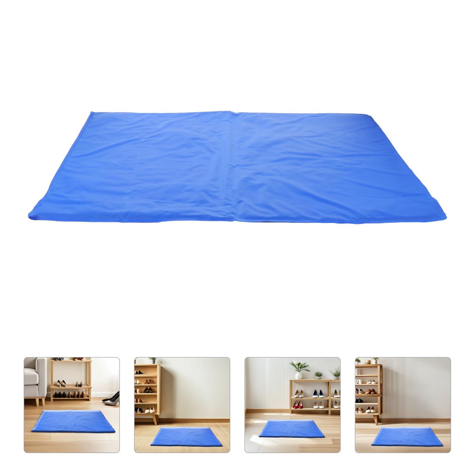 OUNONA Tragbare und Waschbare Kühlmatte für Hunde und Katzen aus Gel und Schwamm 60x50cm für Sommer Zuhause und Outdoor Nutzung