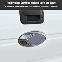 Vista 5 de Voodonala Cubierta negra de fibra de carbono para Ford F150 Raptor 2009 2010 2011 2012 2013 2014