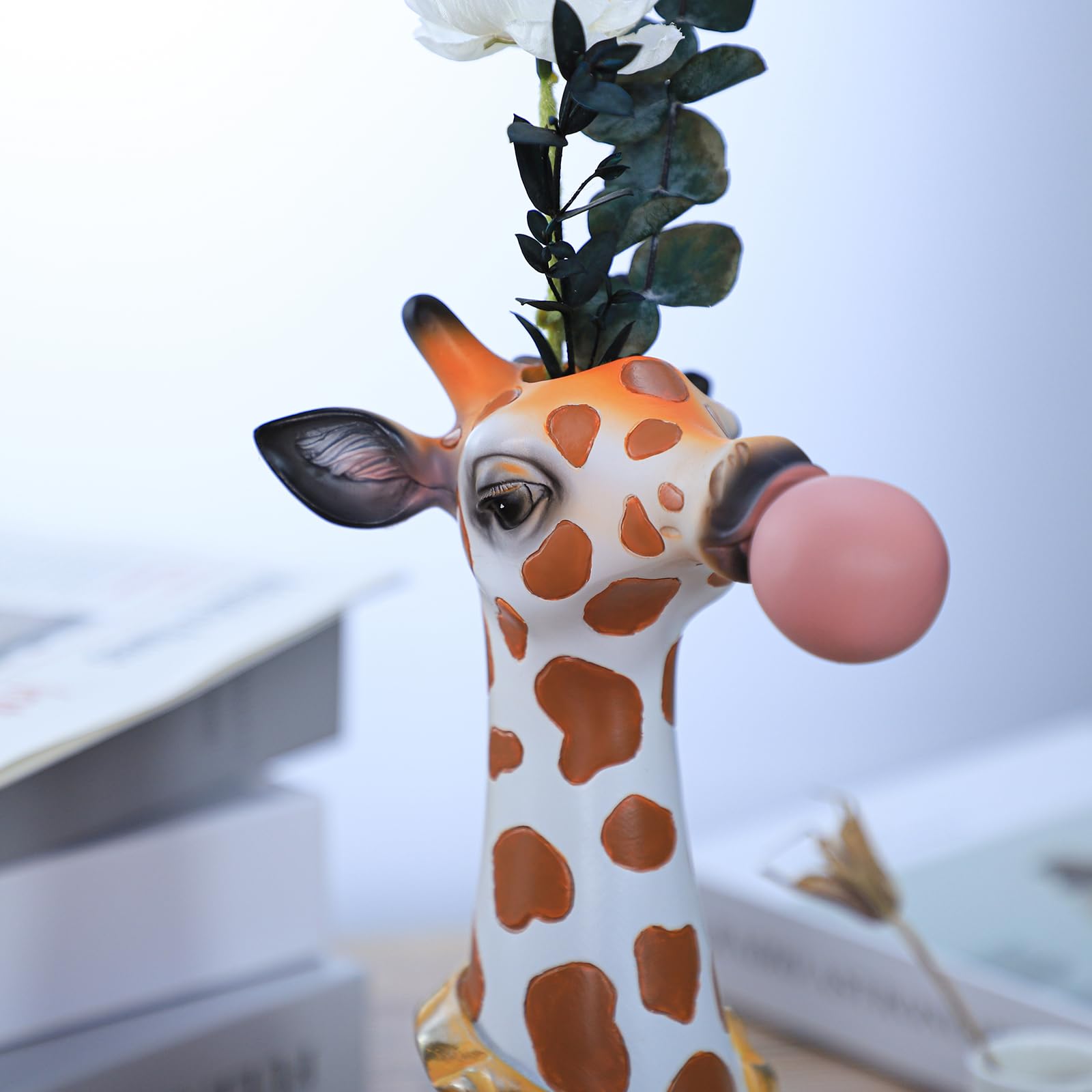 Amazon.com: Blowing Bubble Art Vase, Animal Face Vase
