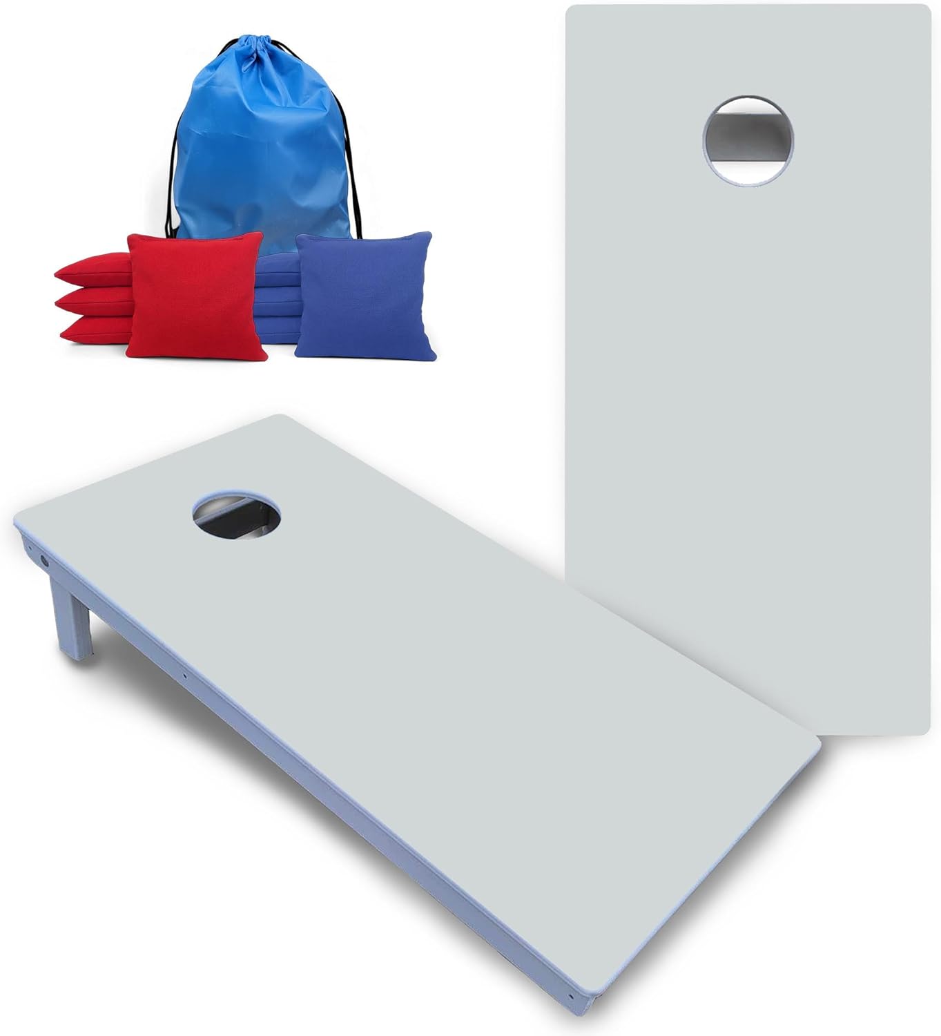 Cornhole Solutions All-Weather Cornhole Boards Set – Regulation 2x4 ft Boards with 8 Bags, Reinforced Folding Legs, Premium Outdoor Game