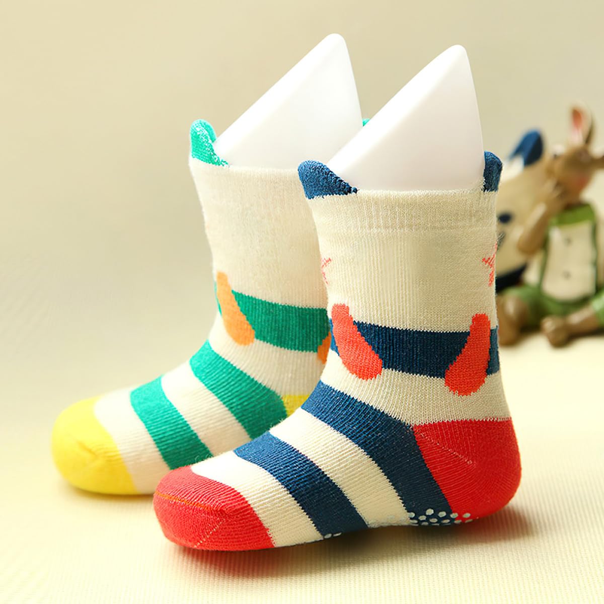 balacoo 5pezzi Piedi di Manichino per Ragazzo Ragazza Modello di Piede di Ragazzo Ragazza Espositore per Calzini e Scarpe in Plastica Resistente per Negozi al Dettaglio e Allestimenti