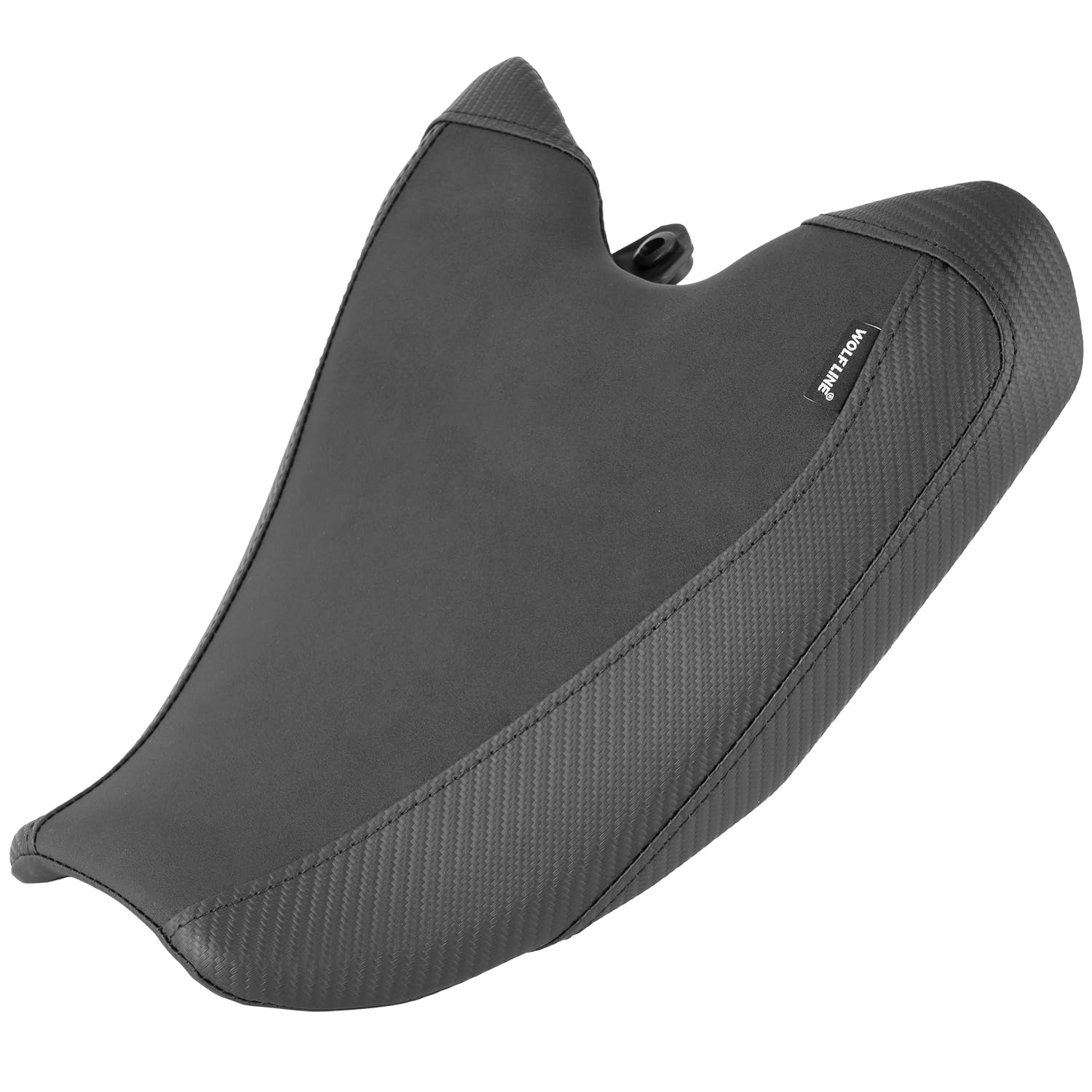 Sella singola da motociclista adatta per MT-07 MT07 2025 2026, cuscino imbottito, nera