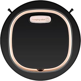 Robot aspirador para Roomba Pet Hair Removal 3-en-1 Sweeping Suction Mopping Potente 1499Pa Succión Ultra-Slim Silencioso Automático para Smart Random (negro)