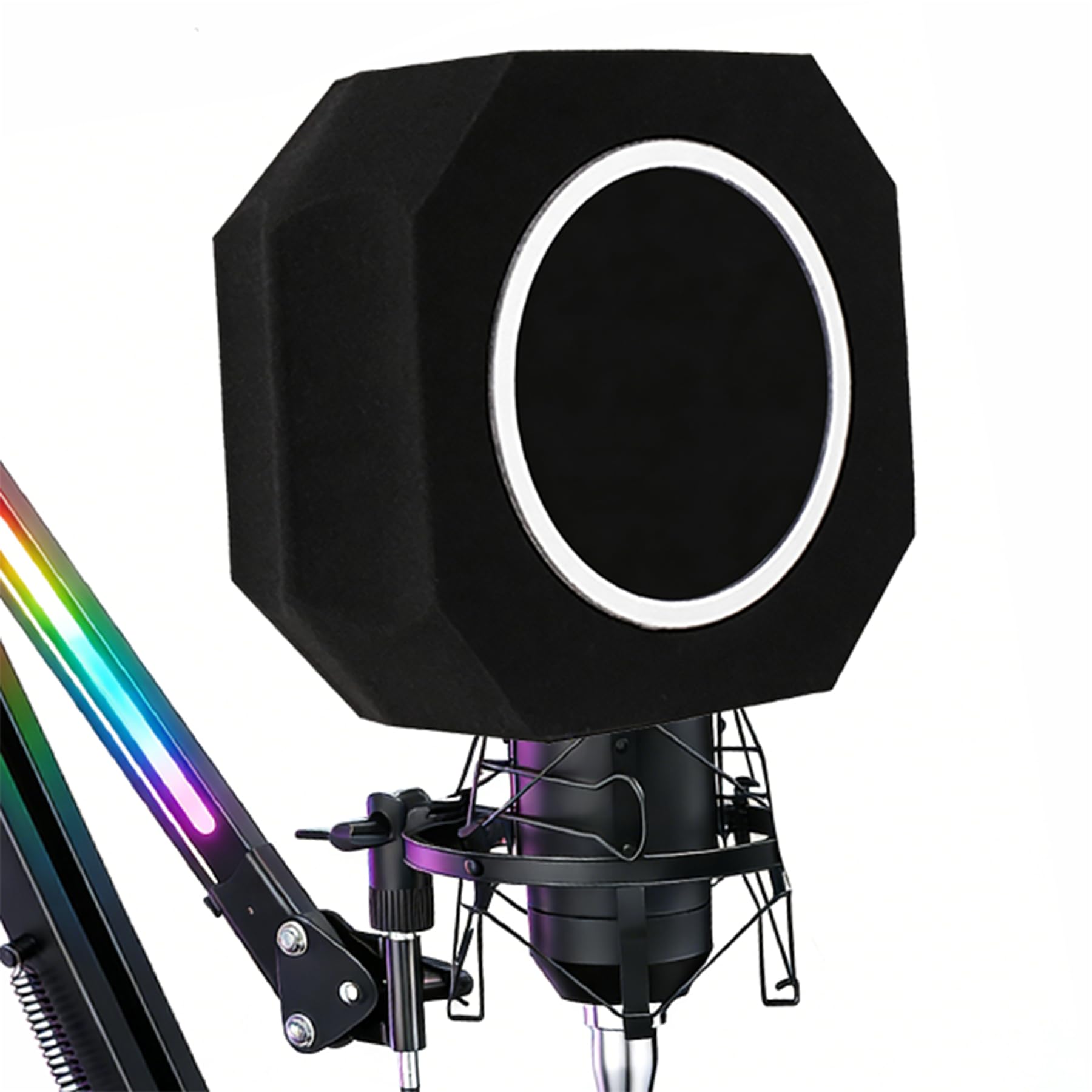 Mic Isolation Shield with Pop Filter for Recording