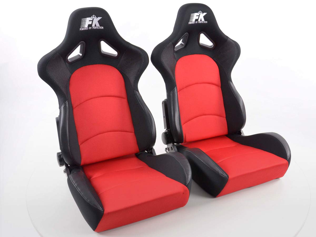 Sedili sportivi Control 1 X Links 1 X destro rosso nero