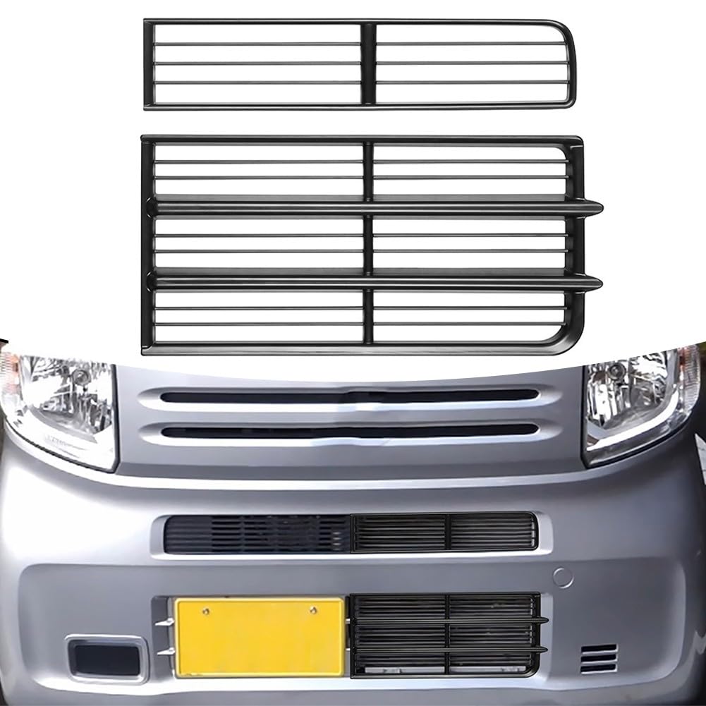 Rejilla central de ABS para parachoques delantero N-VAN 2024+ RHD en color negro mate