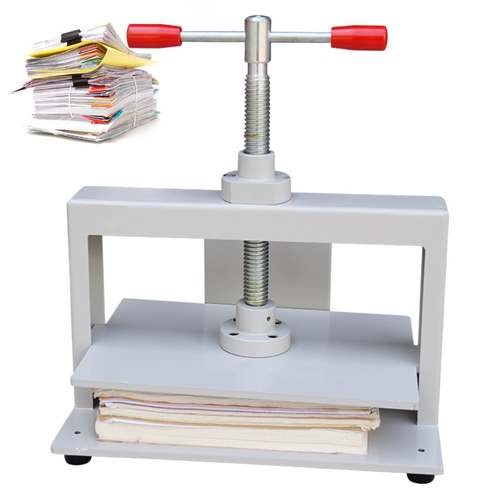 Pressa manuale per rilegatura, A4, portatile, per documenti finanziari, fatture e rilegatura di libri