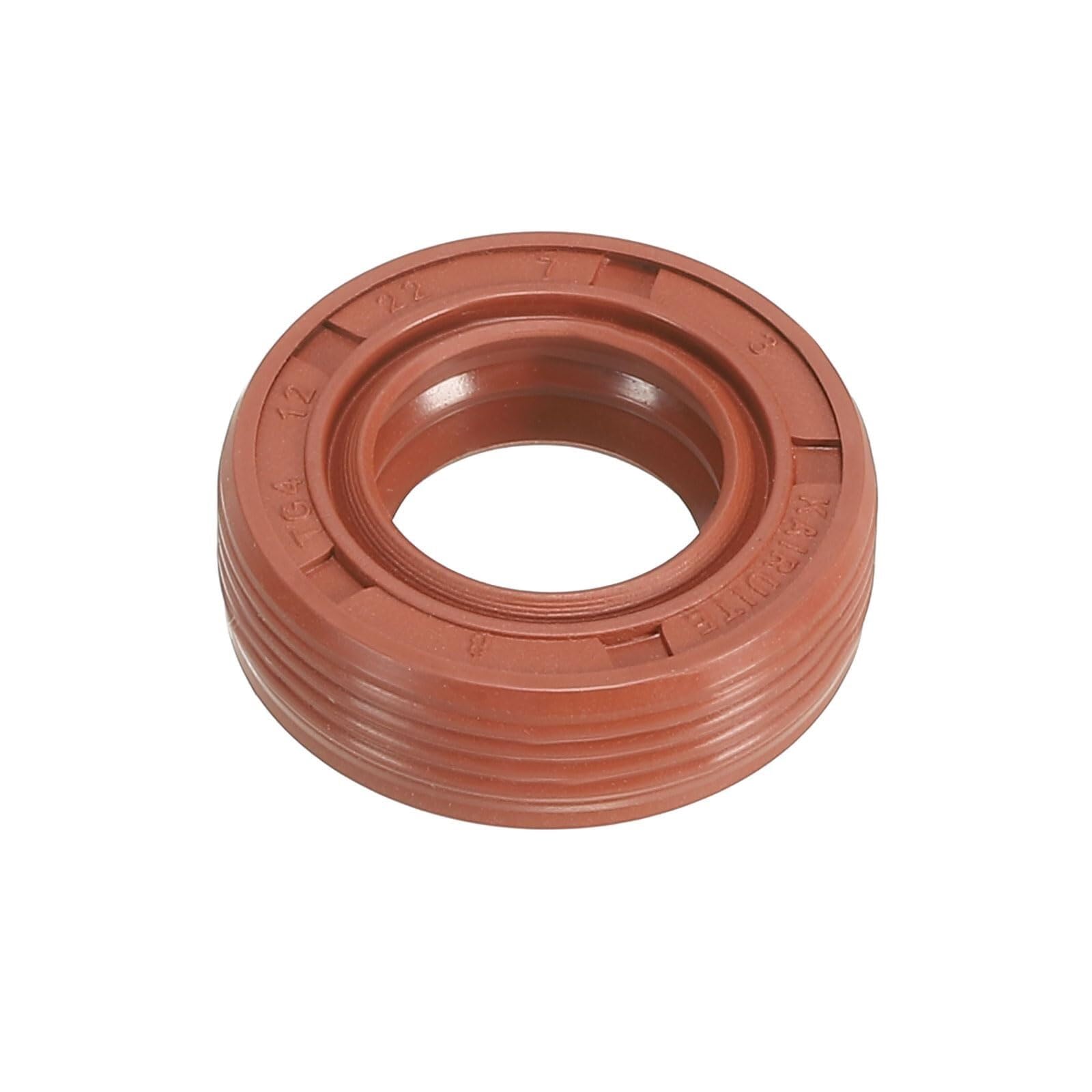 Joint d'arbre radial 12mm résistant à la chaleur en FKM marron pour pompe