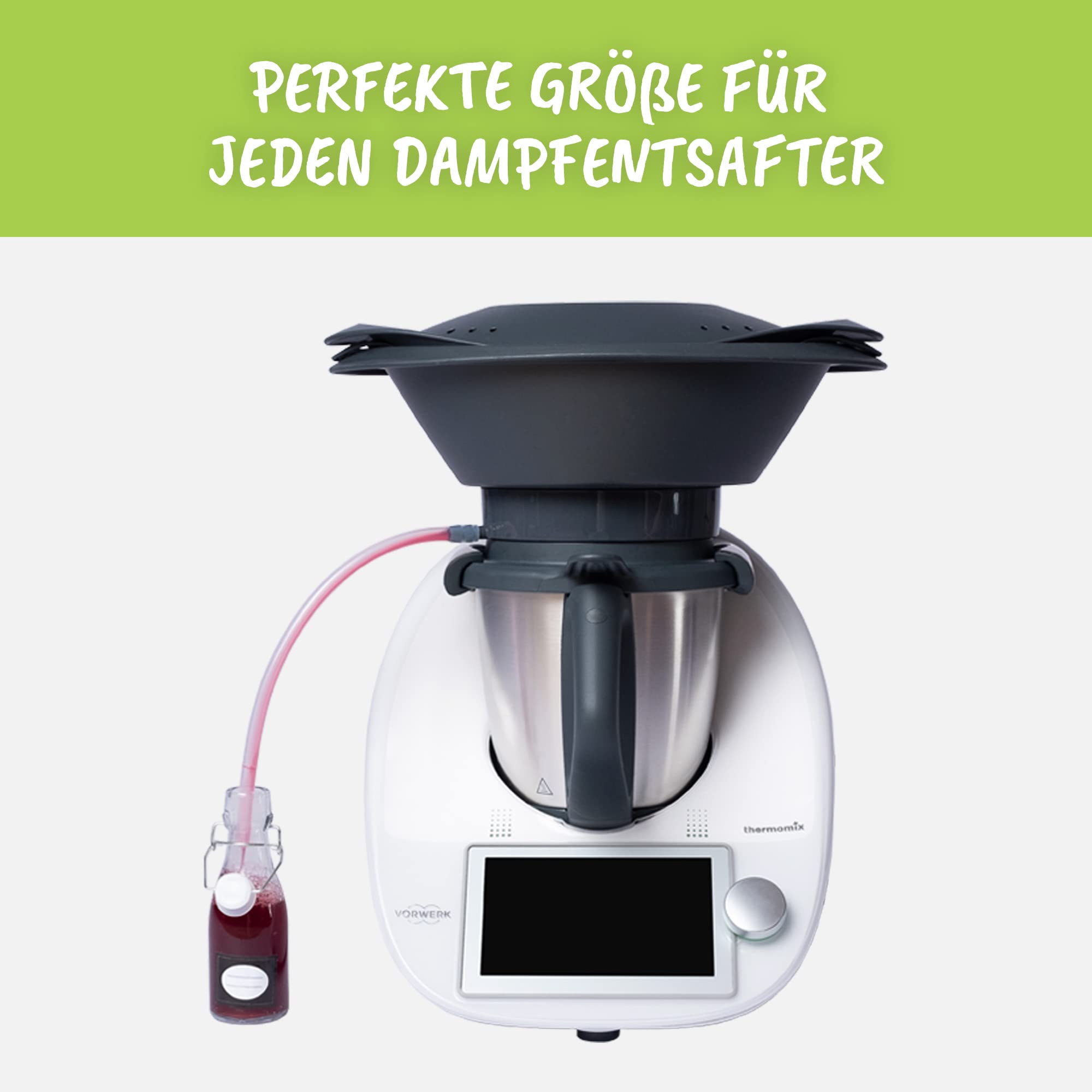 Tuyau Silicone Alimentaire Pour Accessoire Vapeur Thermomix - 2x30 Cm - Sans BPA - Pièce De Rechange - 12