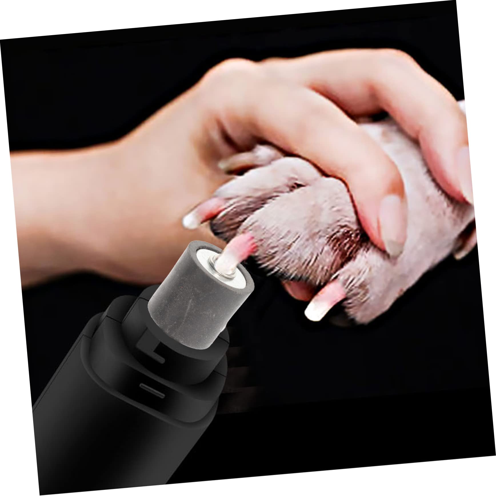 YARNOW 4 Set Cerchio per Lucidare Le Unghie Kit Smalto per Unghie per Animali Domestici Lucida Unghie per Gatti Strumenti per Unghie del Negozio di Animali Zampe di Cane Tela Abrasiva